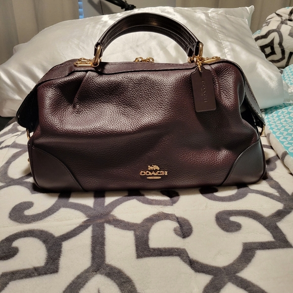 EUC Coach Oxblood Leather Lane Satchel - Picture 12 of 16